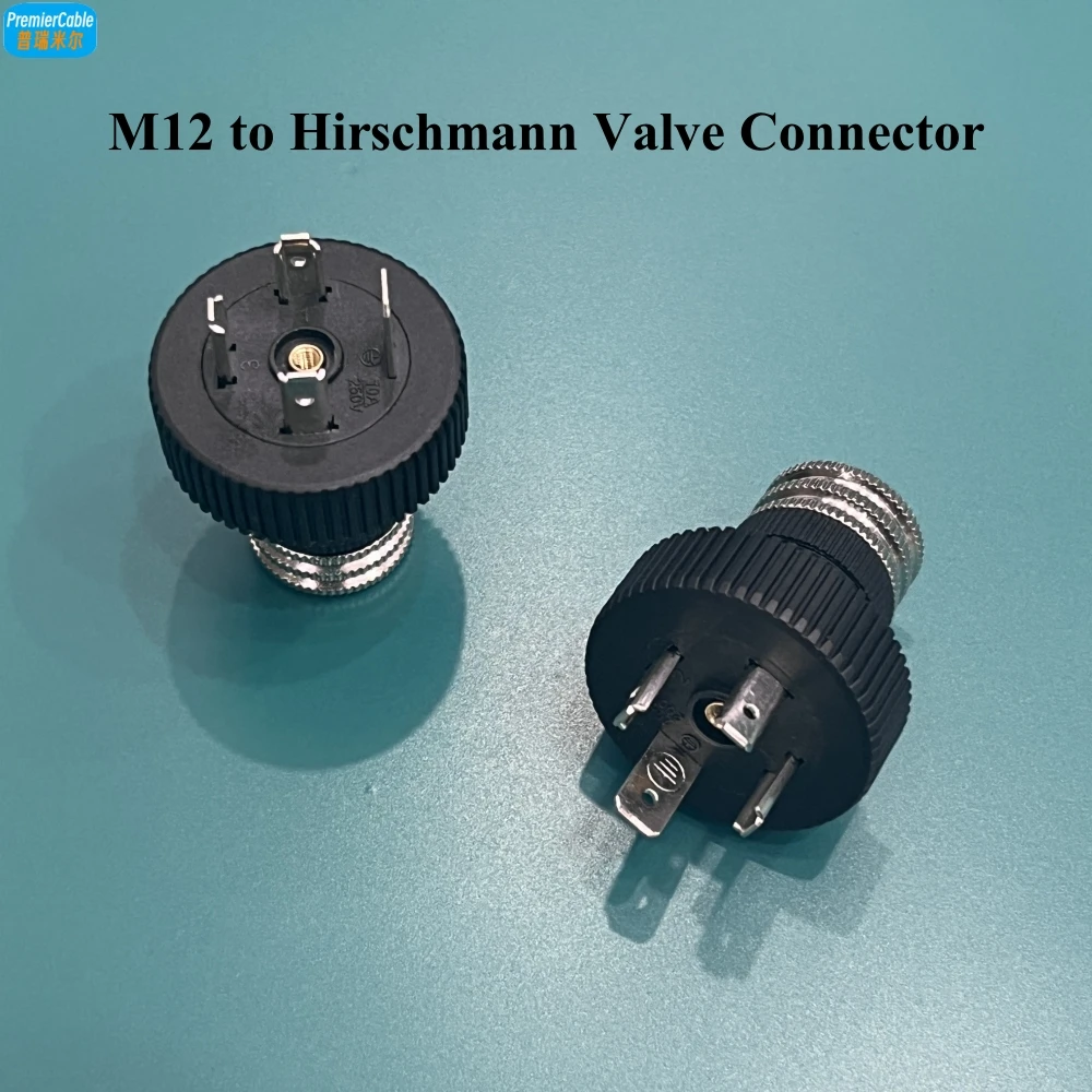 Соединитель электромагнитного клапана m12 в hirschmann din 43650