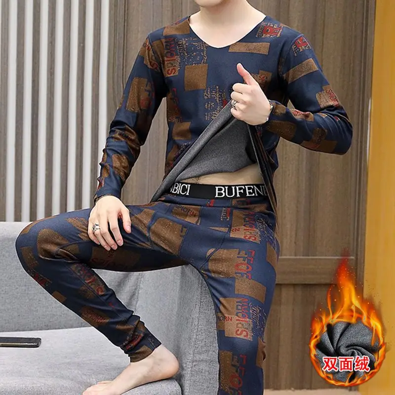 Осенне-зимнее бесшовное теплое нижнее белье - Фотография_2