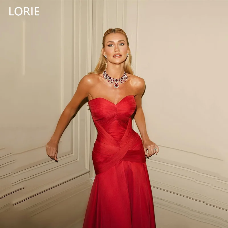 Lorie красные свадебные платья