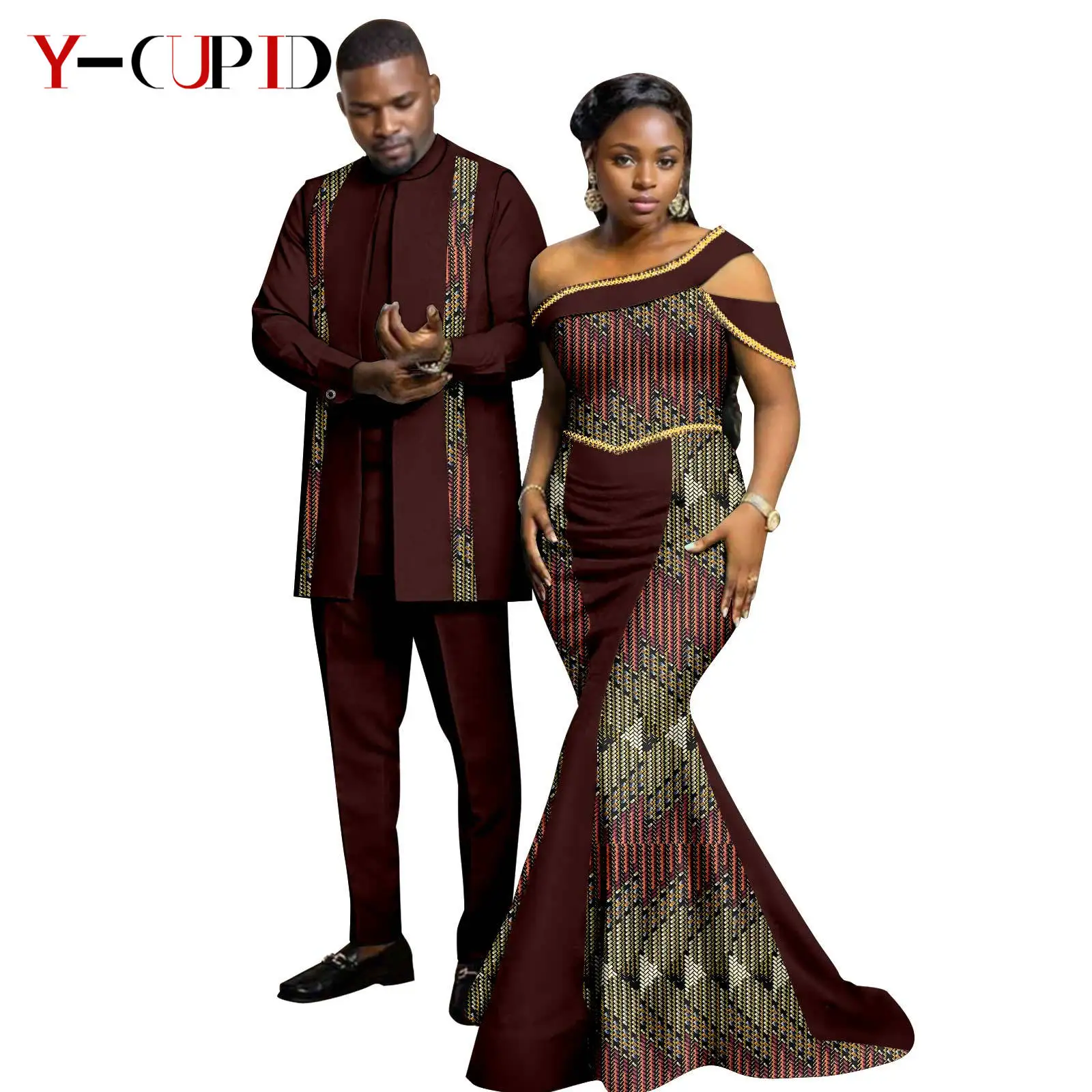 Женские платья с африканским принтом русалки - Фотография_3