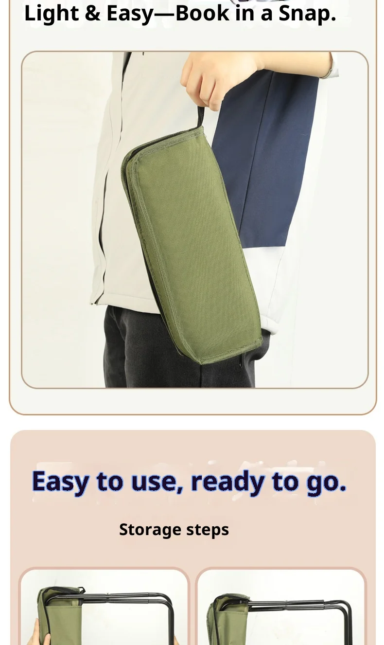 Портативный складной стул для кемпинга - Фотография_5