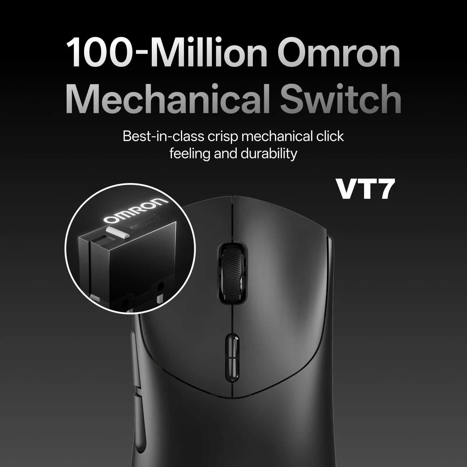 Беспроводная игровая мышь rapoo vt7 max/vt7 paw3950/paw3398 true 8k - Фотография_3