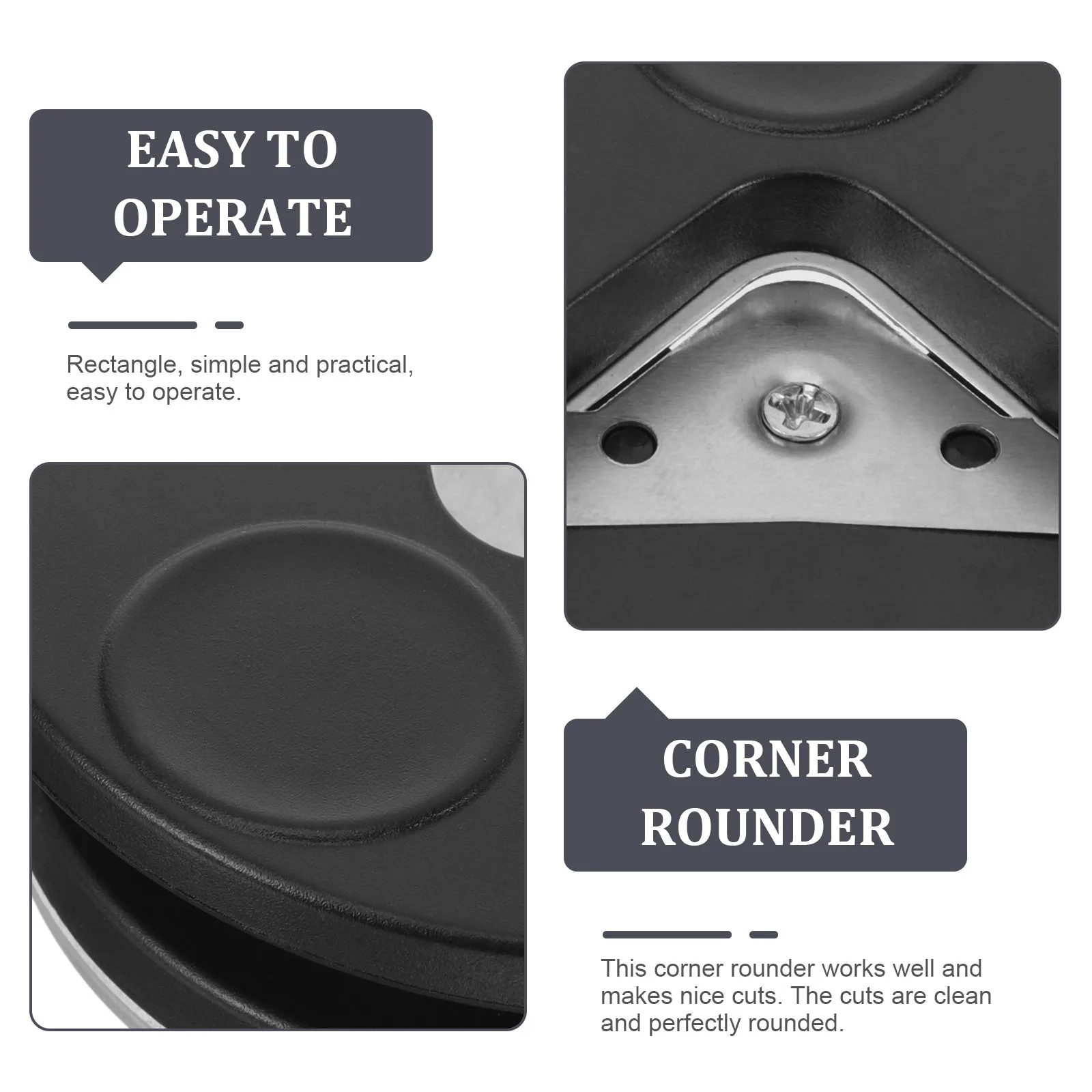 Угловой резак r4 из нержавеющей стали для карточек