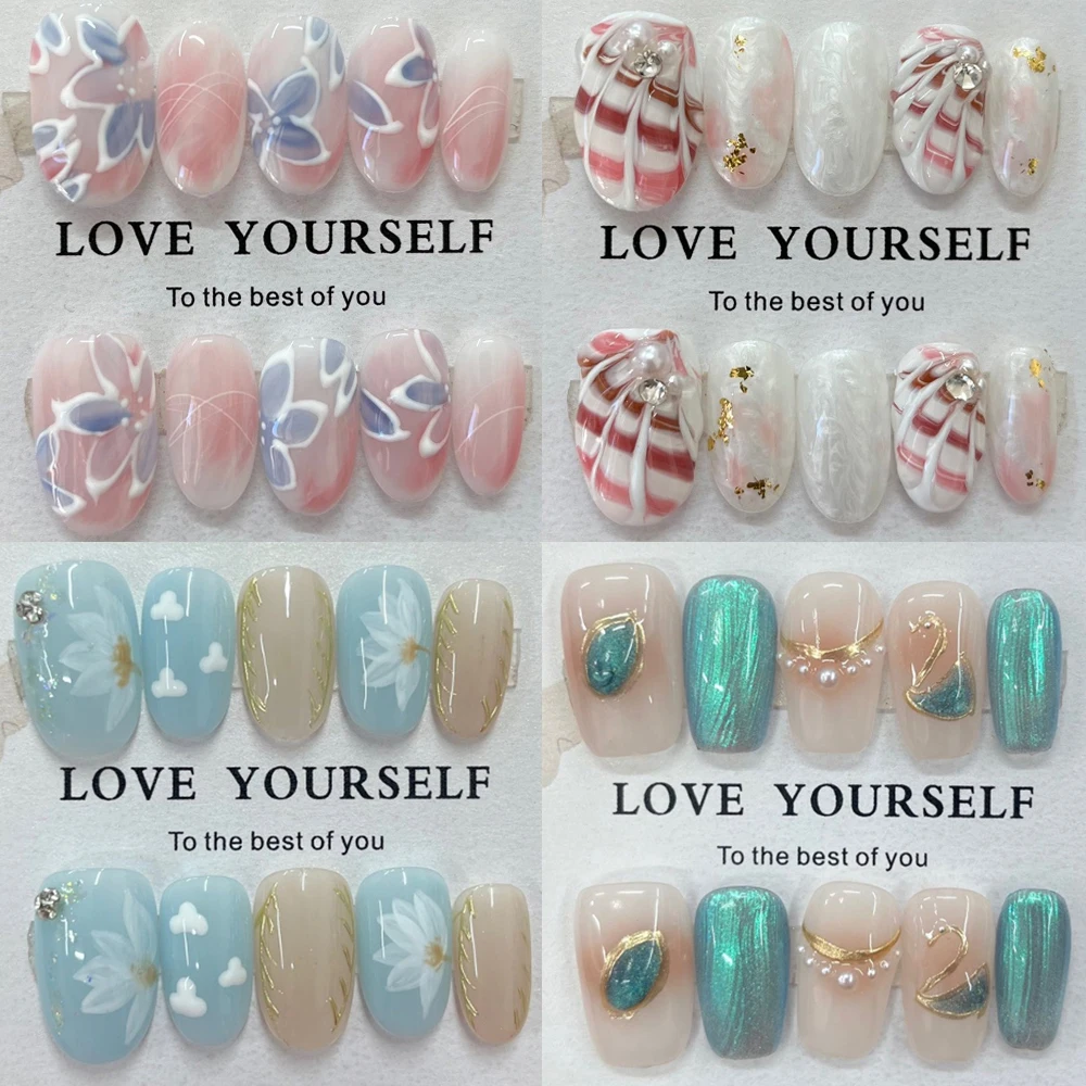 Красочные короткие квадратные круглые