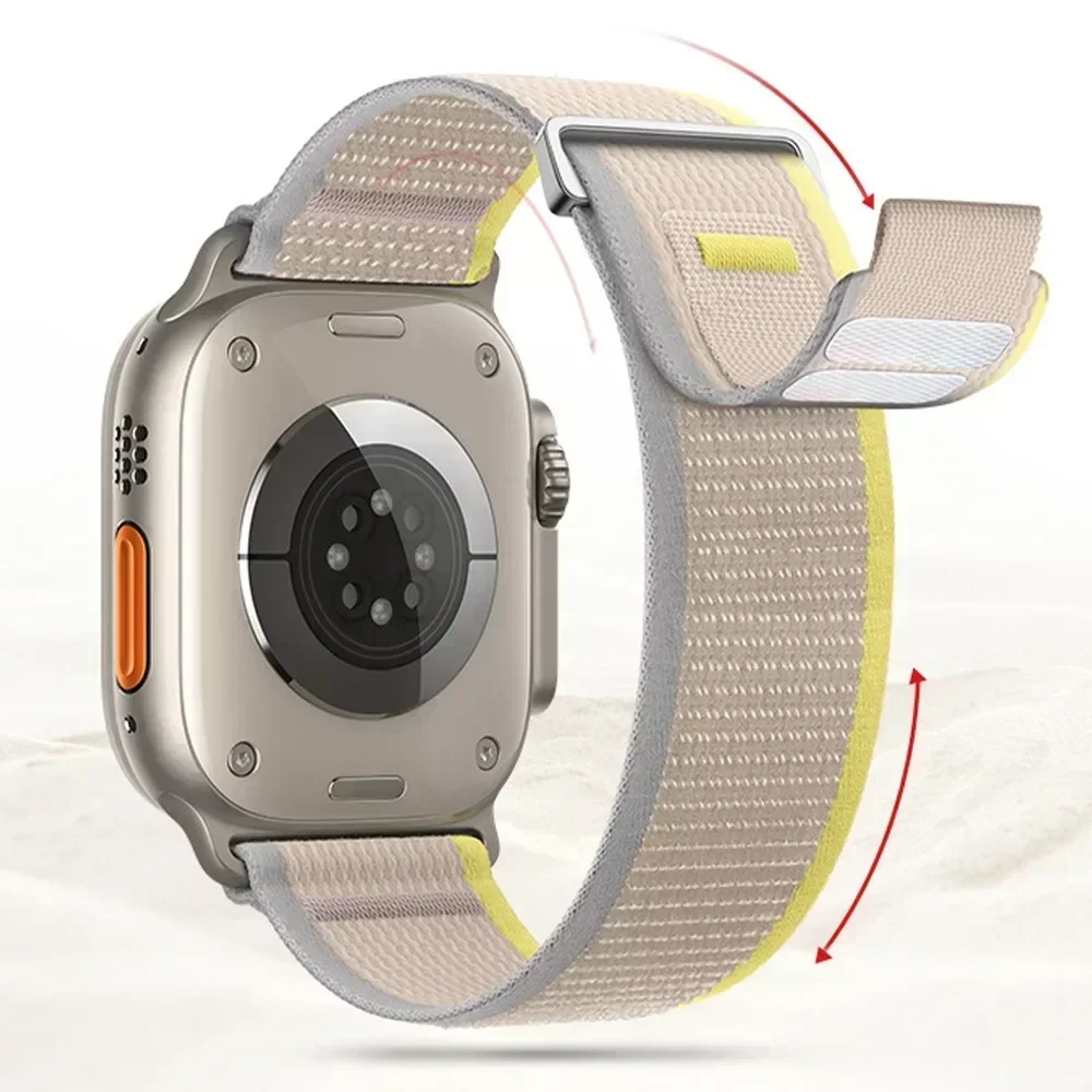 Нейлоновый ремешок trail loop для apple watch series 11 - Фотография_2
