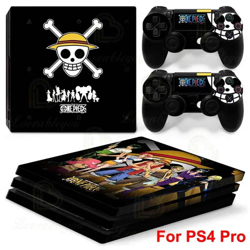 Наклейка на кожу ps4 pro one p pirates luffy chopper play station 4 pro - Фотография_6