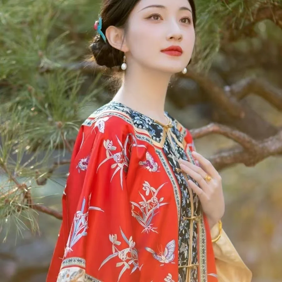 Традиционная династия цин gege hanfu - Фотография_4