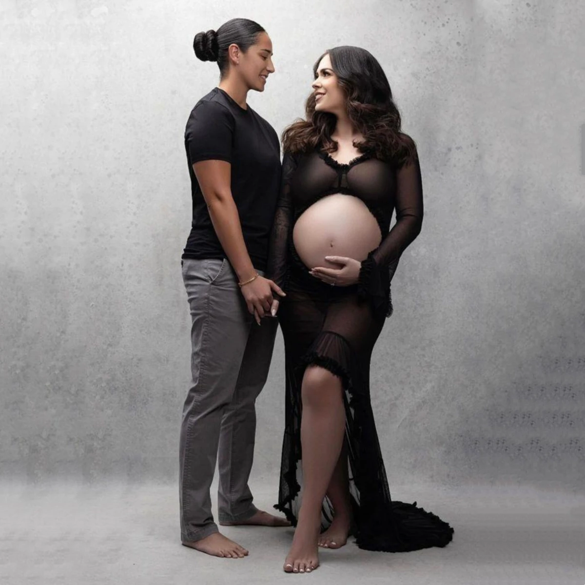 Тюлевое платье для фотосессии для беременных - Фотография_4