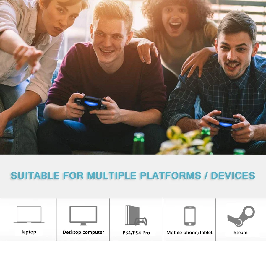 Беспроводной игровой контроллер для playstation 4/slim/pro/ps3 - Фотография_2