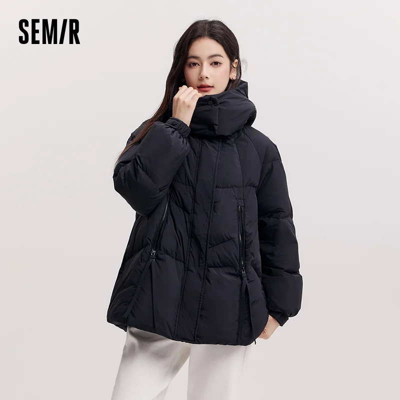 Semir пуховик средней длины женский - Фотография_3