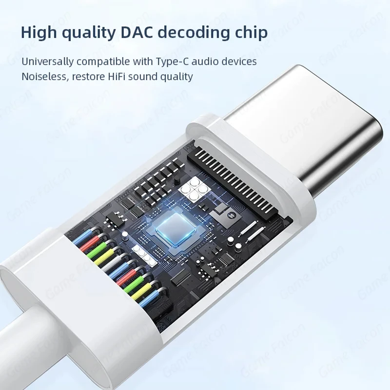 Проводные наушники usb типа c для - Фотография_6