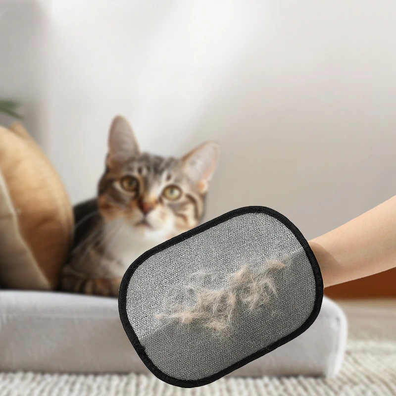 Перчатки для удаления шерсти домашних животных cloududa - Фотография_2