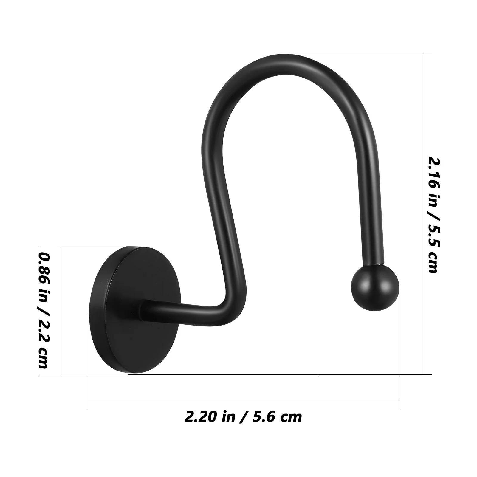 Крючки для занавесок для душа в ванной комнате - Фотография_4