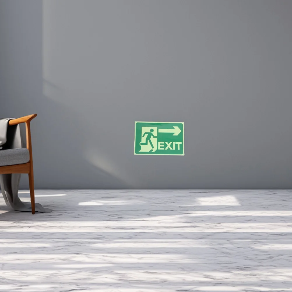 Светящийся в темноте знак выхода - Фотография_3