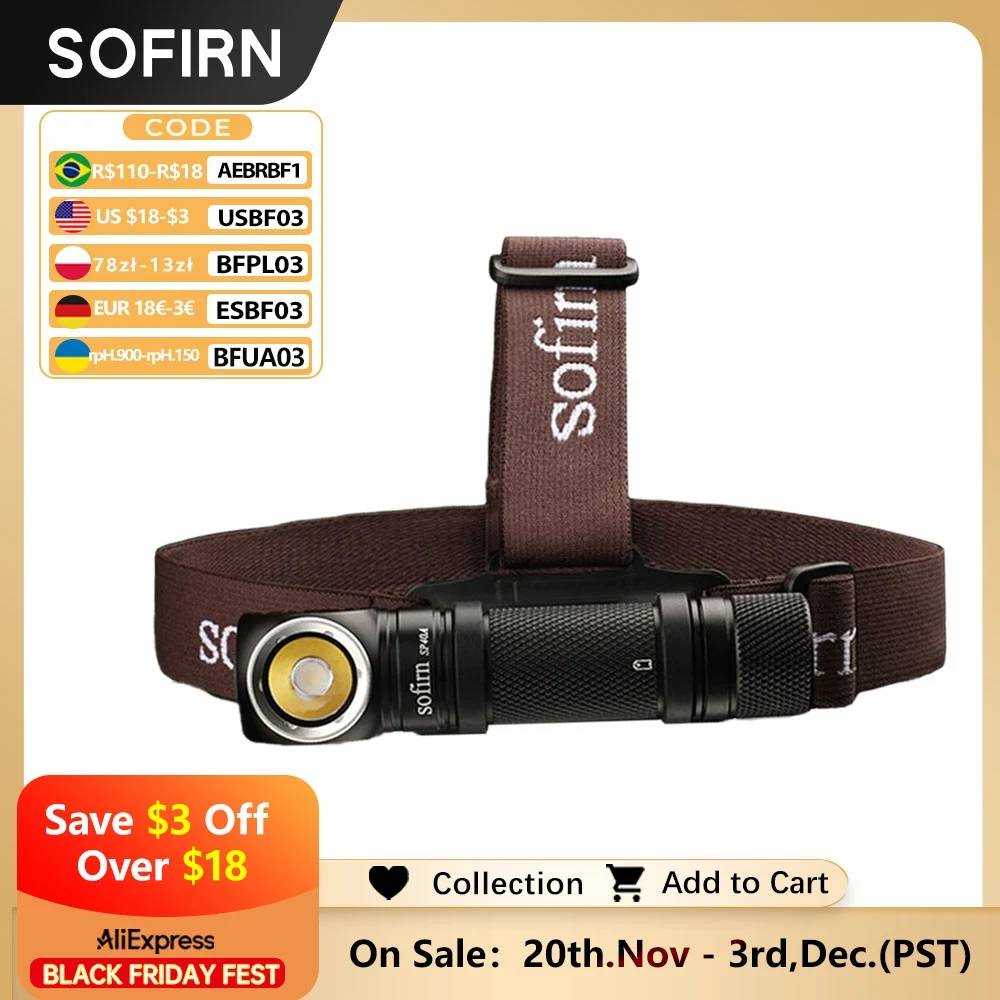 Sofirn sp40a tir оптический налобный