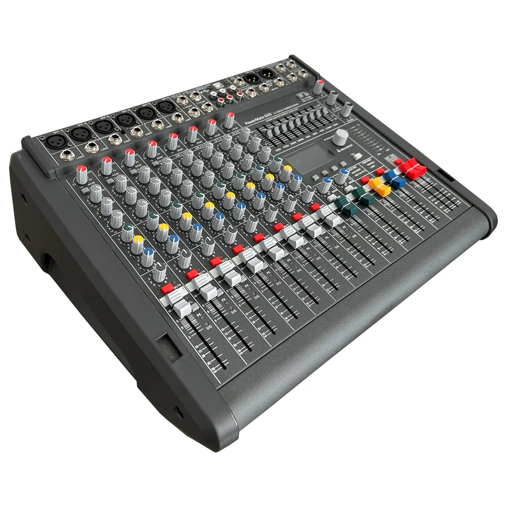 Pm600-3 консольный микшер с усилителем - Фотография_5