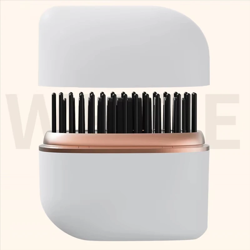 Мини-беспроводная расческа для выпрямления волос - Фотография_6