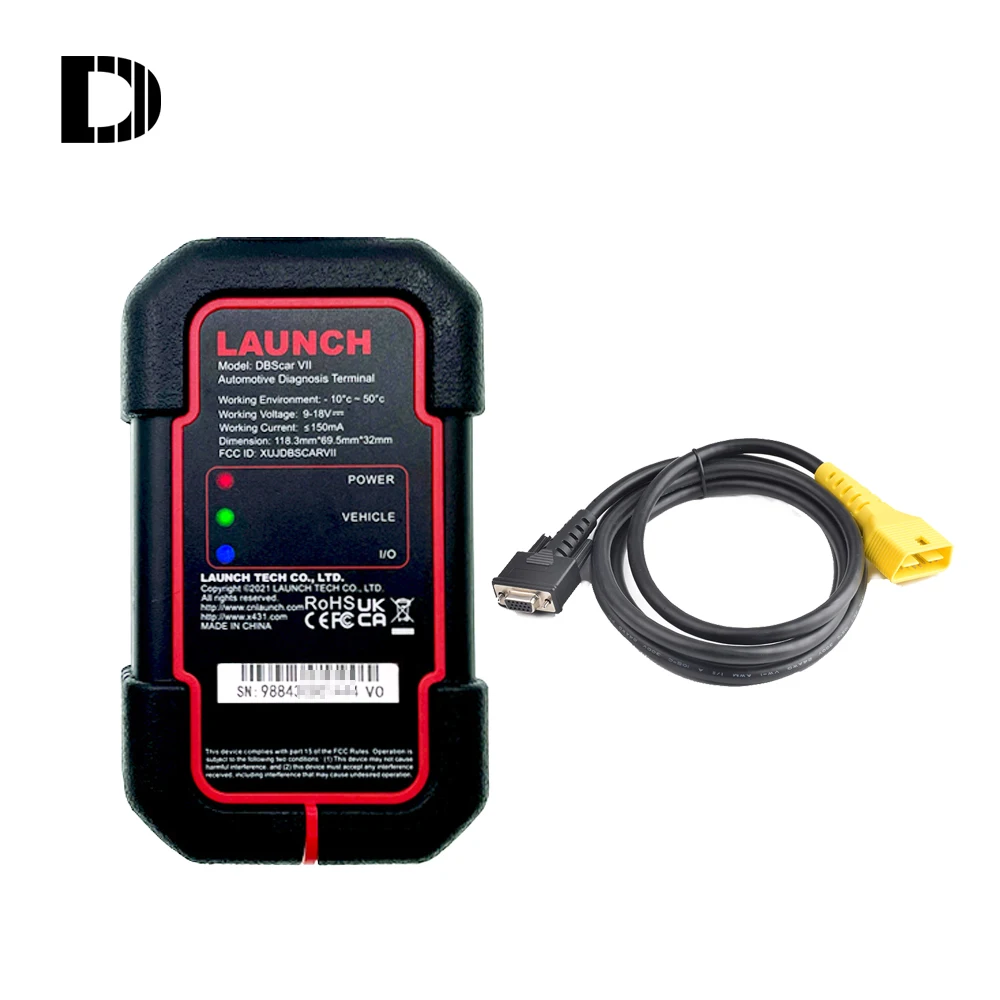 Launch dbscar 7 для dz xdiag xpro 5 eobd/obd2