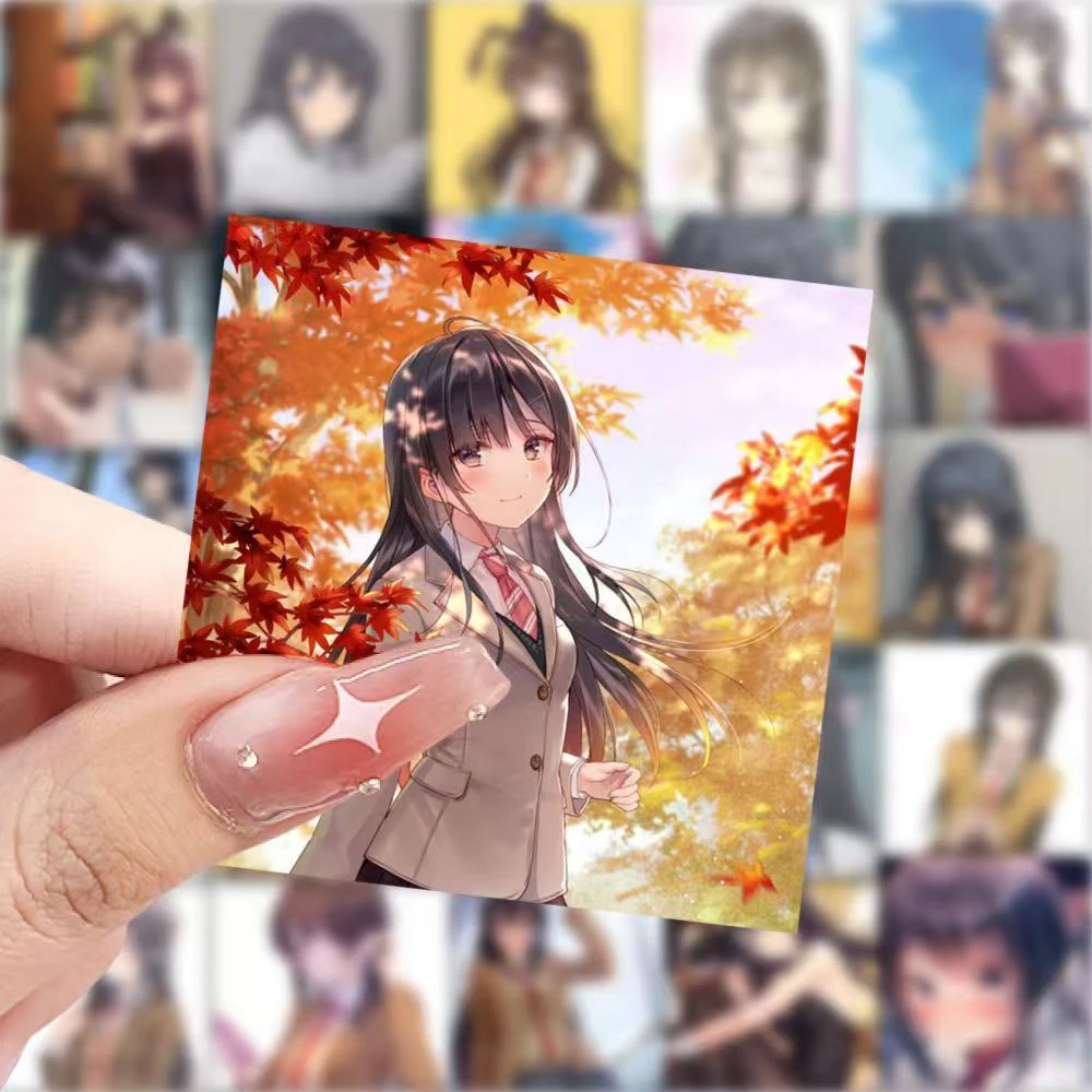 Милые аниме наклейки sakurajima - Фотография_3