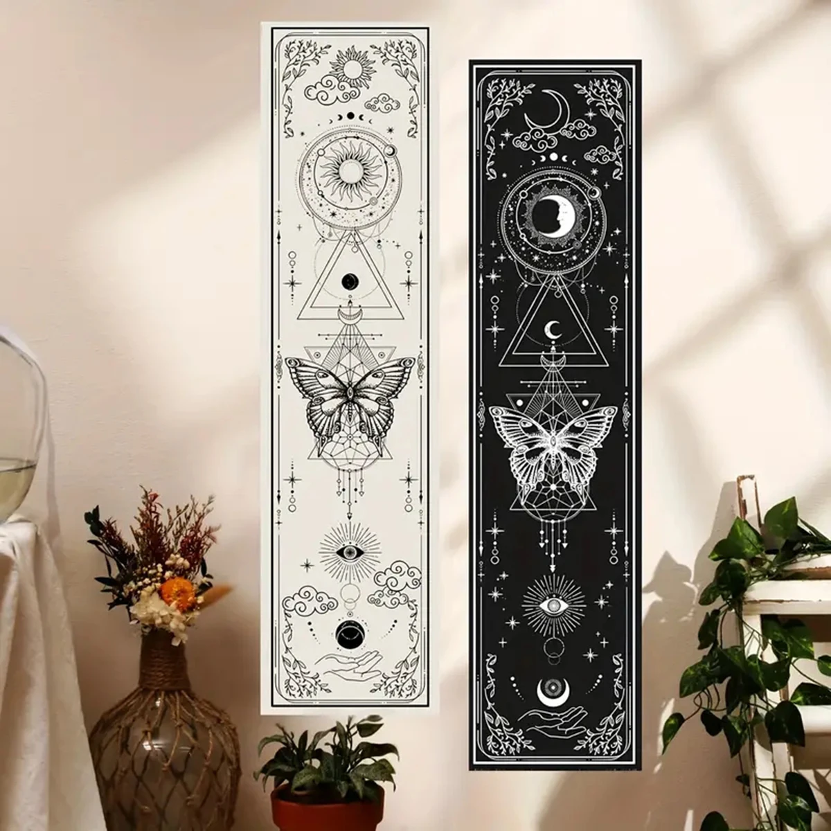 Готический witchy sun & moon