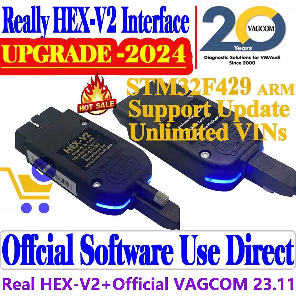 Новейший неограниченный vins rea hex v2 онлайн-обновление vcds vagcom 25