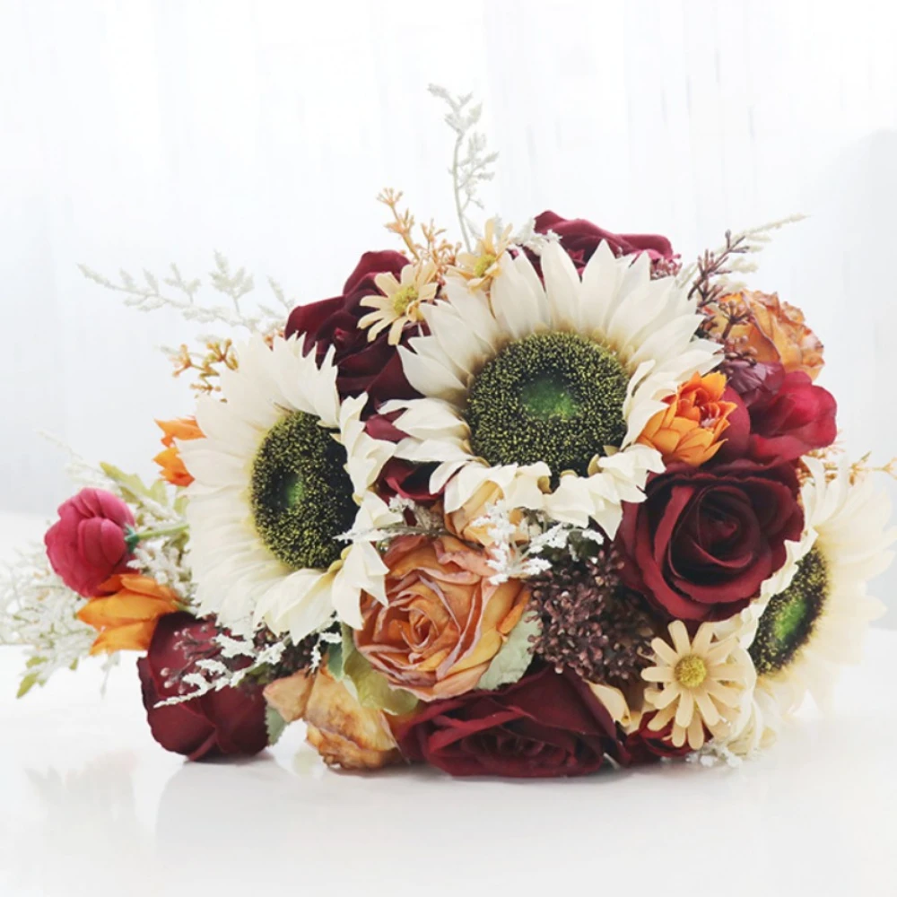 Свадебный букет в форме капли воды - Фотография_3