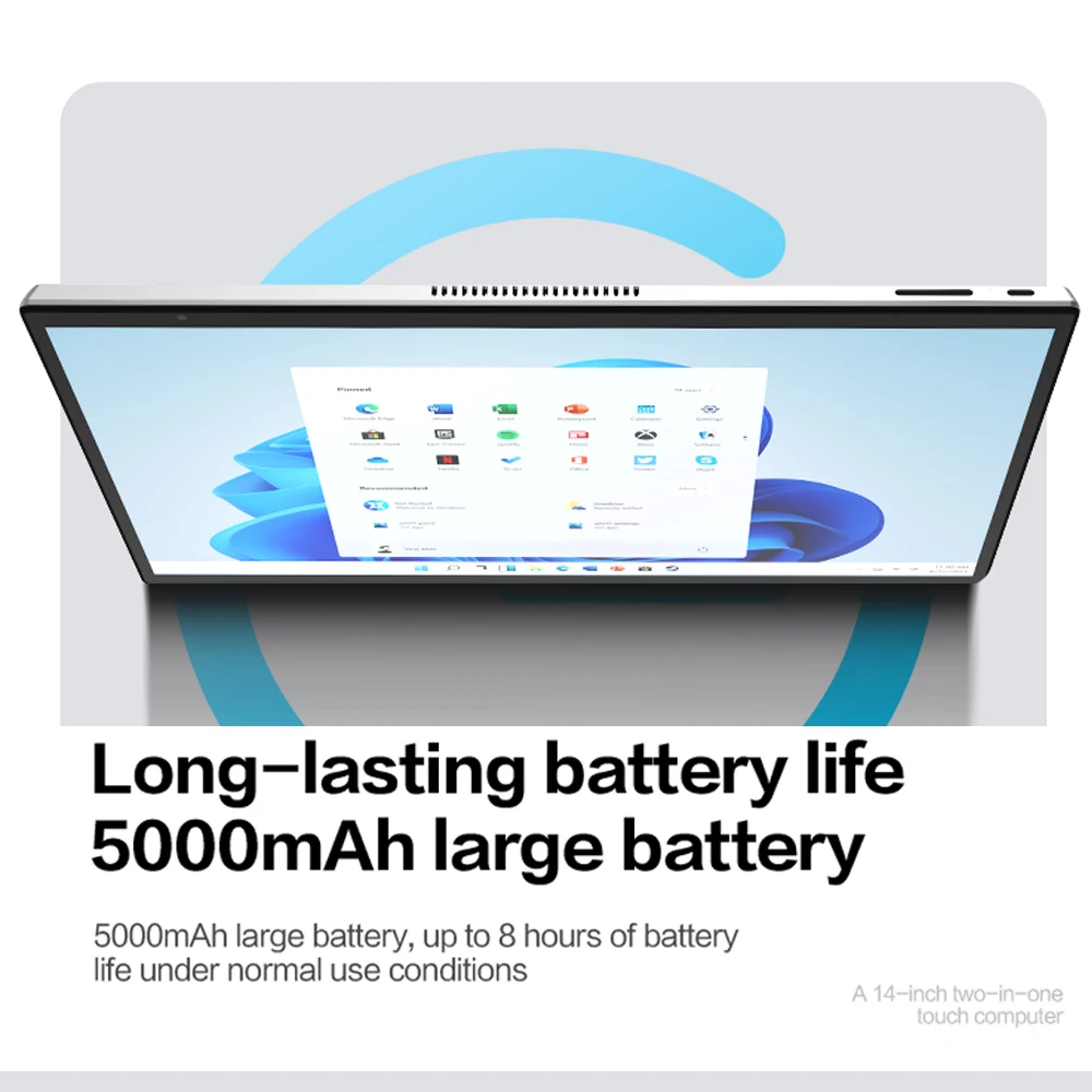 Crelander 2 в 1 ноутбук intel n95 - Фотография_3