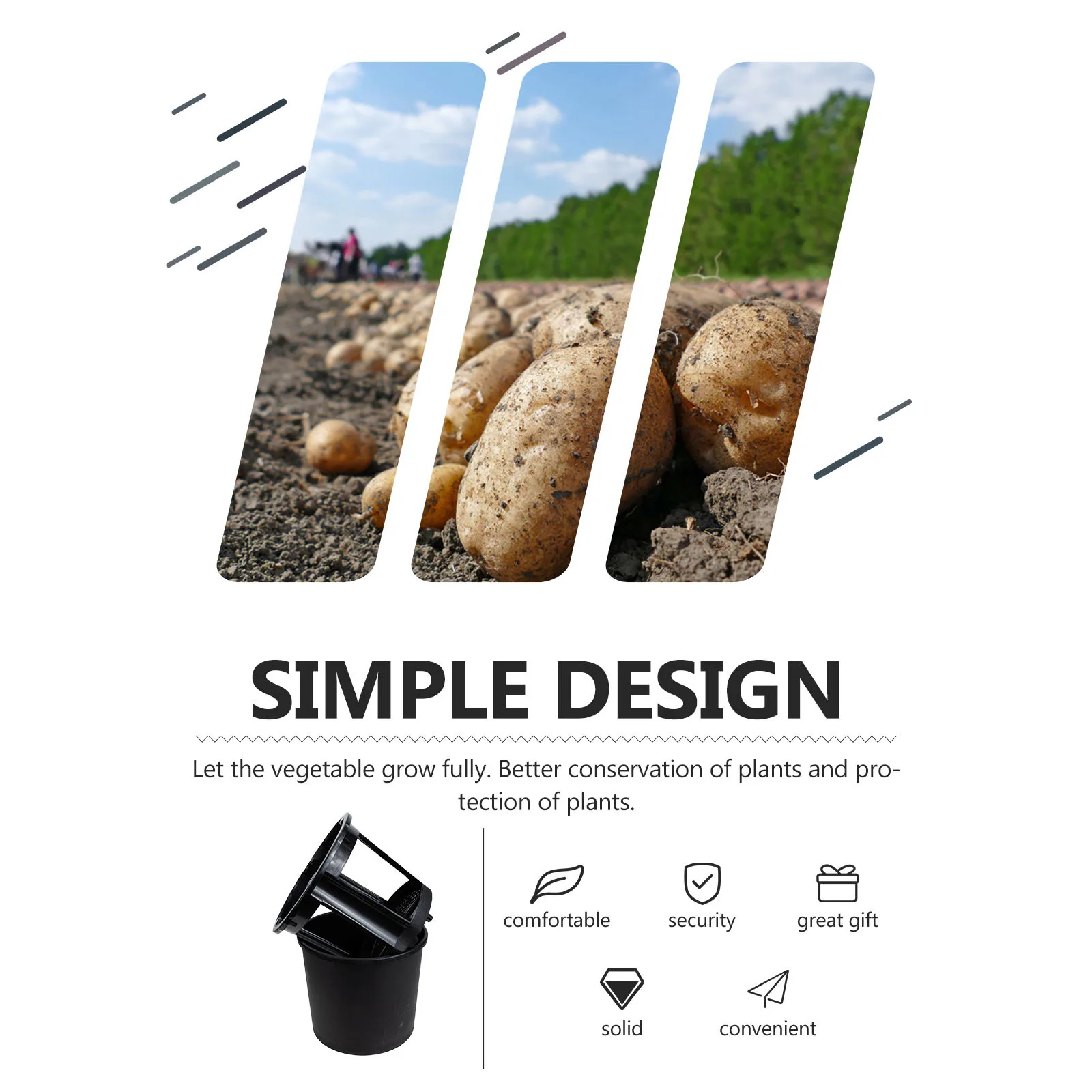 Ведро для посадки картофеля