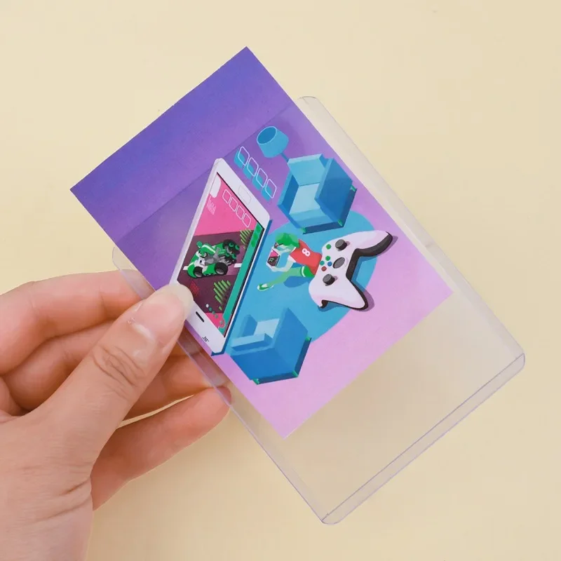 3 "x 4" жесткие пластиковые рукава для карт - Фотография_4