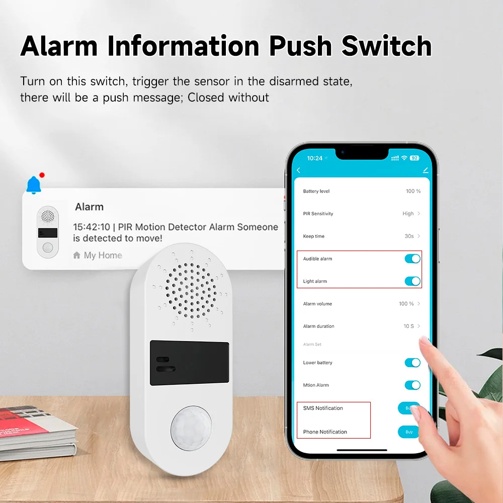 Сигнализация tuya wi-fi light tuya - Фотография_6