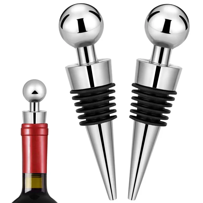 Серебряная пробка для бутылок