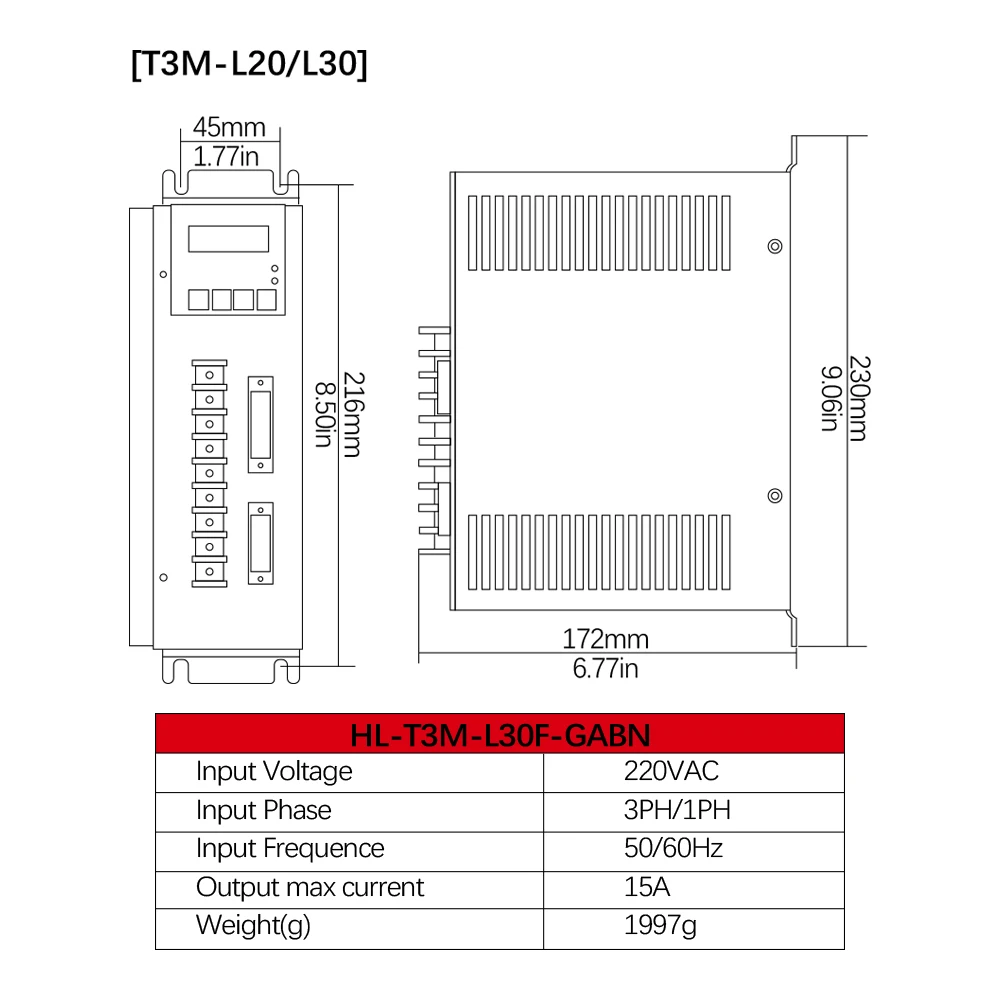 Hl-t3m-l30f-gabn драйвер серводвигателя - Фотография_2