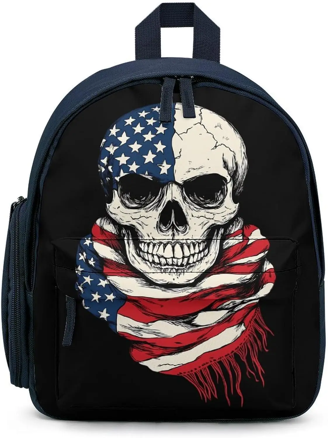 Флаг сша, шарф с черепом