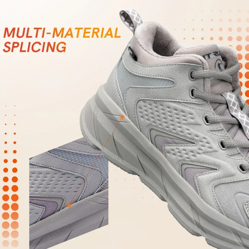 Qiaodan бархатные высокие спортивные туфли для мужчин 2024 - Фотография_3