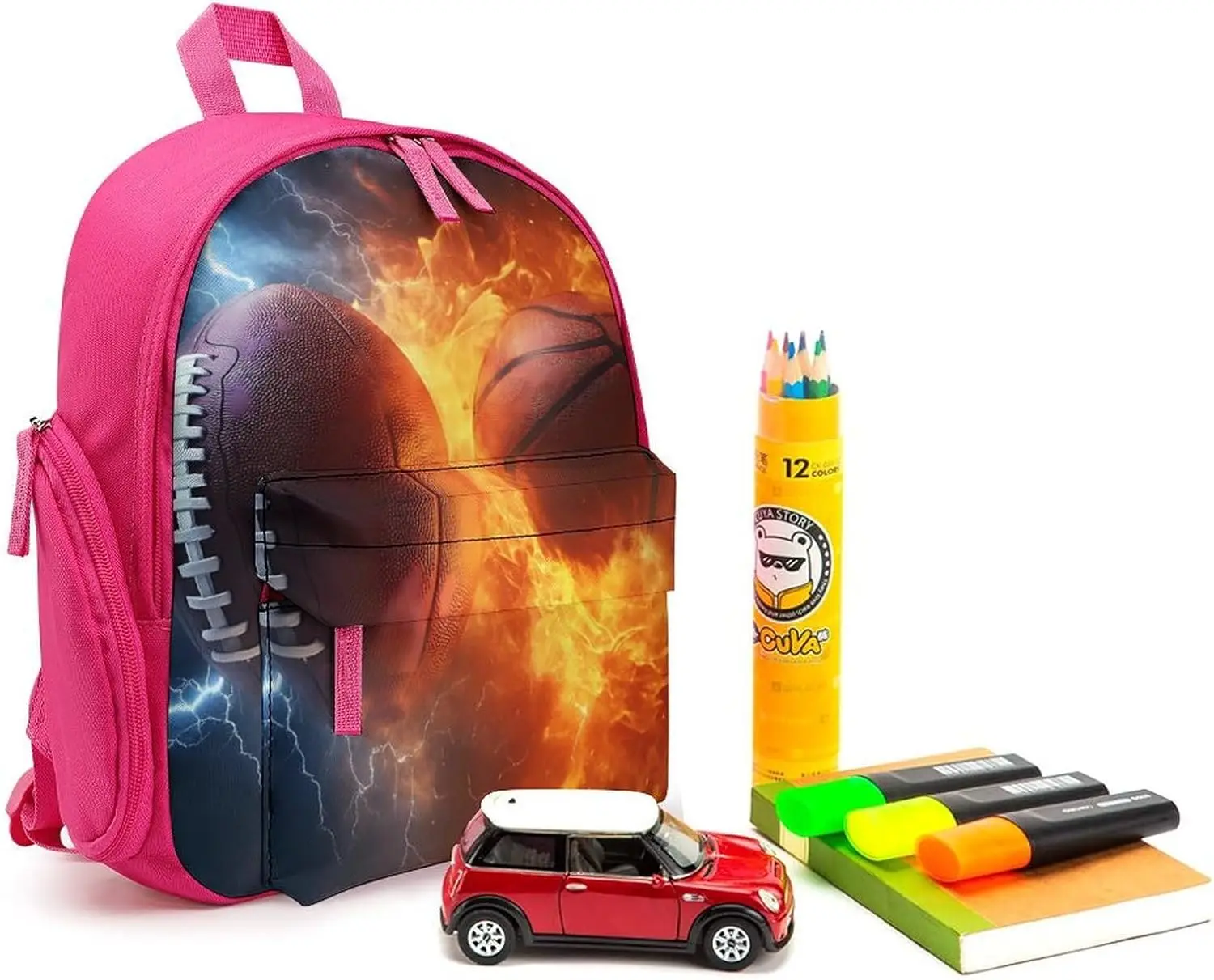 Баскетбольный футбольный дорожный рюкзак для ноутбука - Фотография_3