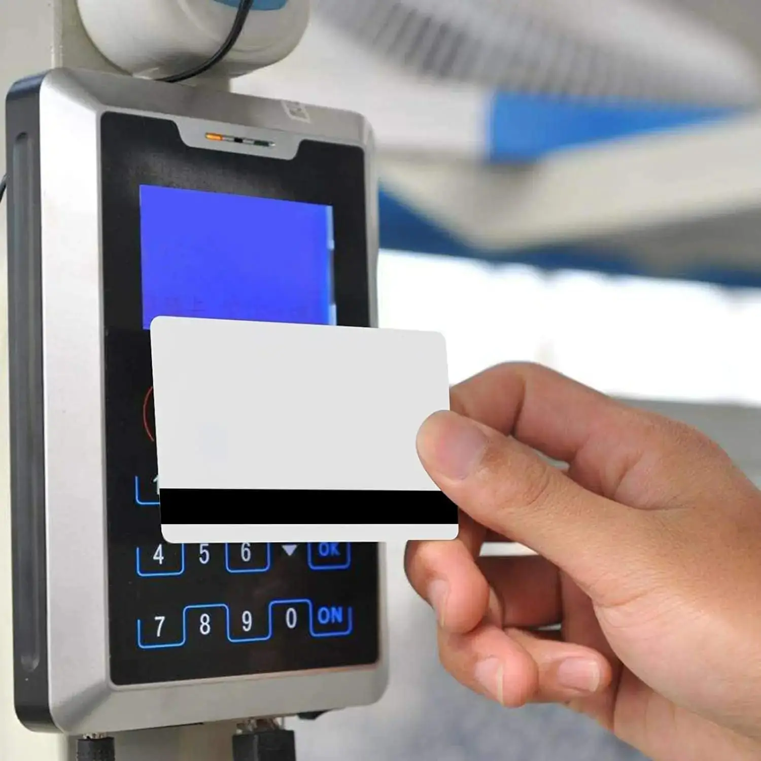 Белый контакт sle4442 чип smart - Фотография_3