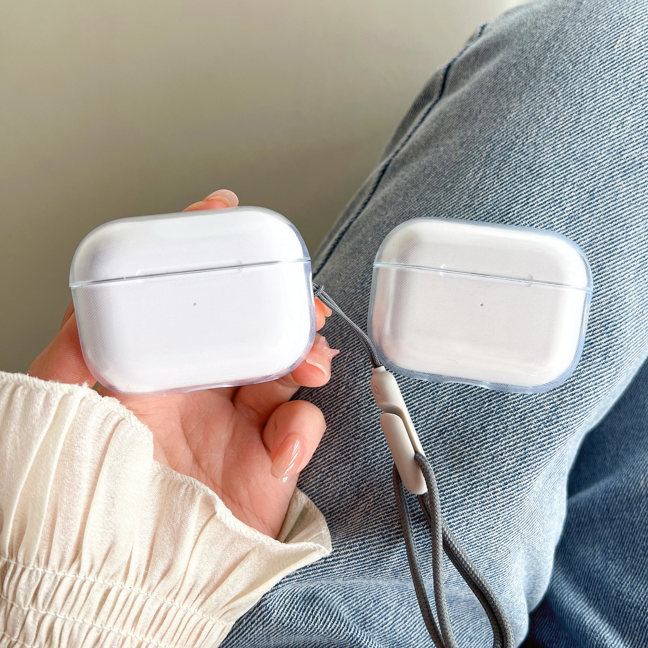 Прозрачный мягкий чехол из тпу для наушников airpods 4 3 2 1 pro pro2 - Фотография_6