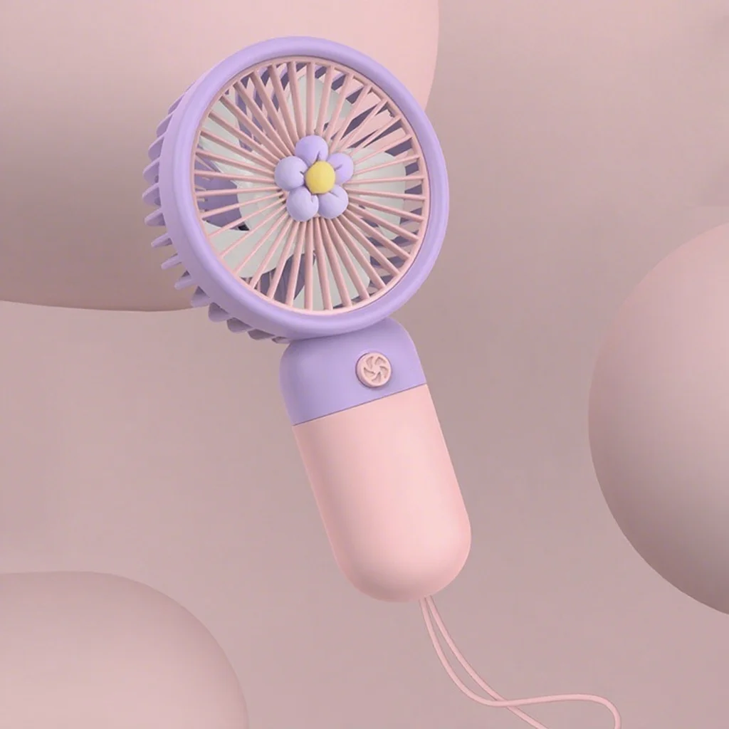 Ручной мини-вентилятор с милым - Фотография_6