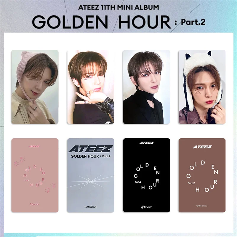 Альбом ateez lomo card golden hour: part - Фотография_5