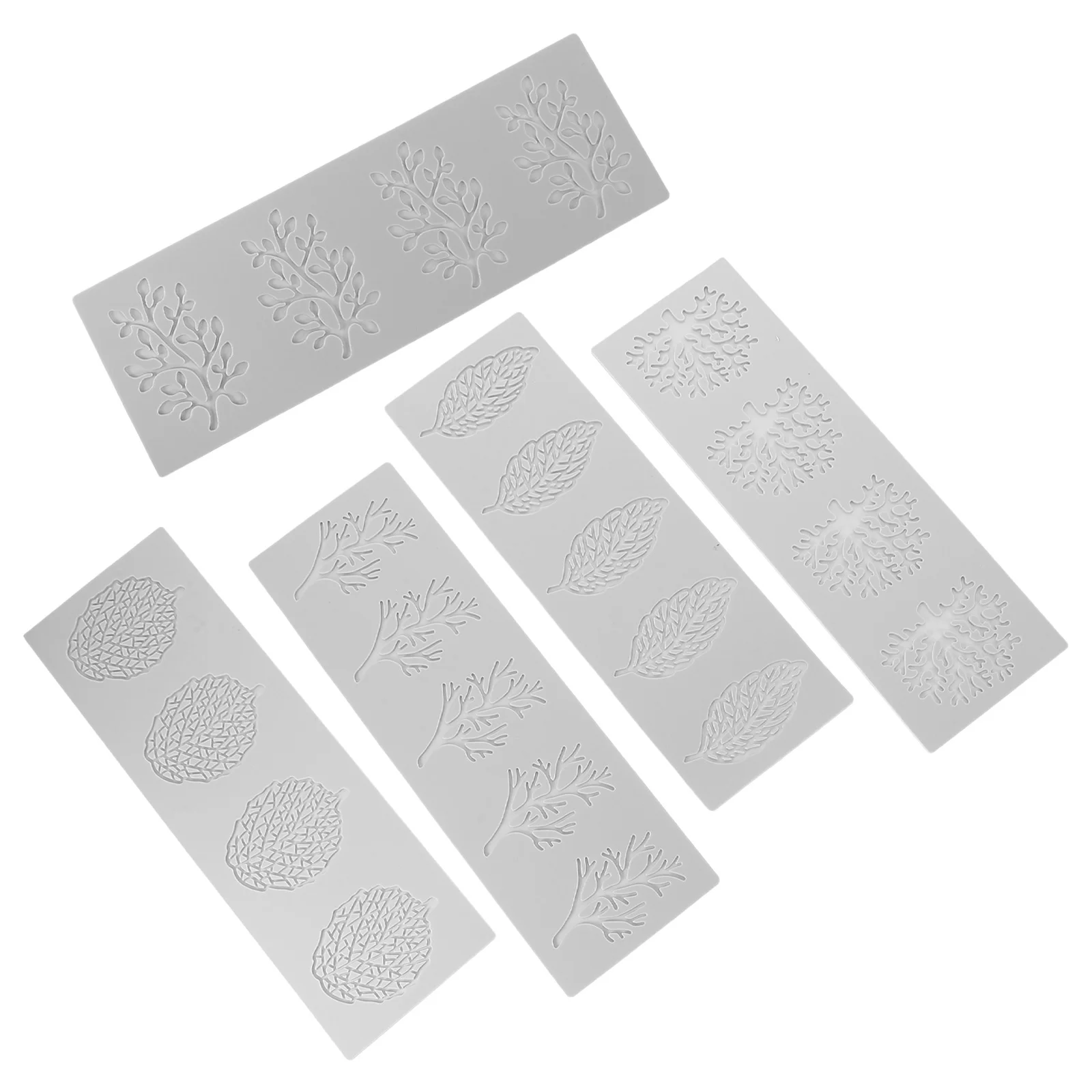 Силиконовая форма для помадки в виде листьев - Фотография_4