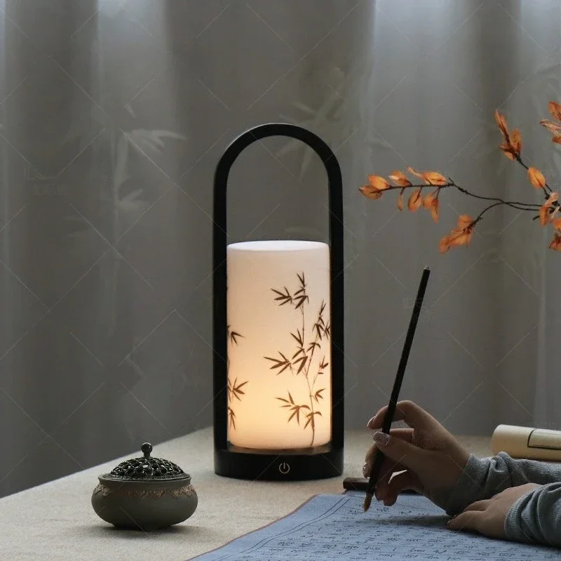 Новая китайская настольная лампа для спальни - Фотография_2