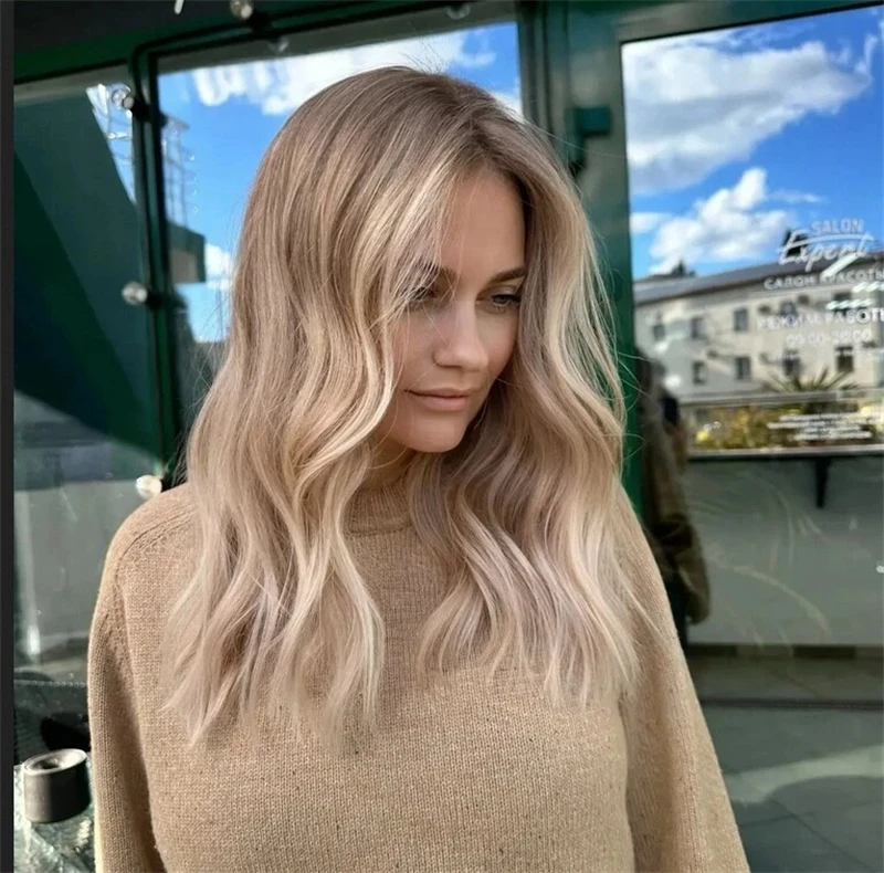 Мода wave bob ombre коричневый - Фотография_2