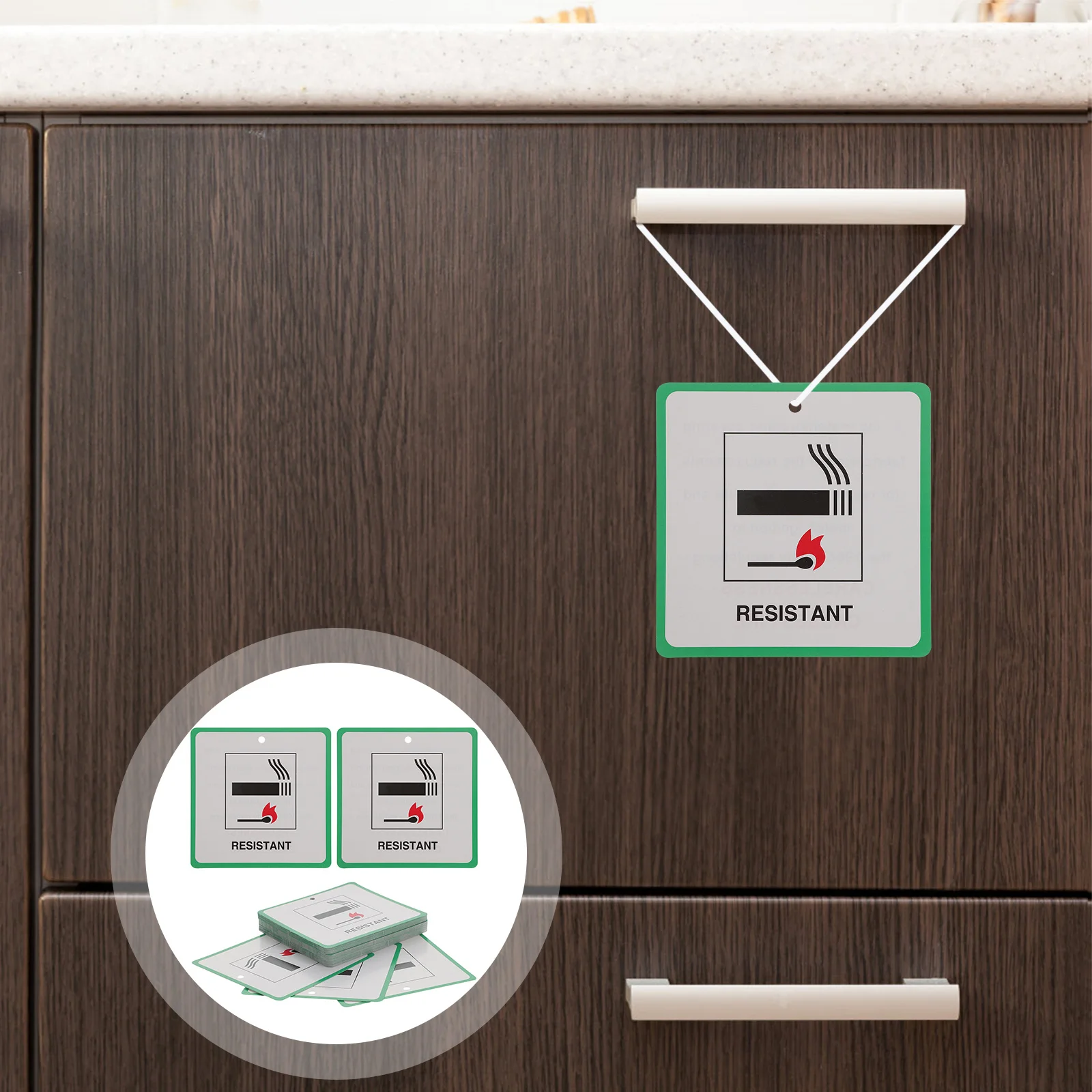 Предупреждающие этикетки пожарной безопасности для мебели