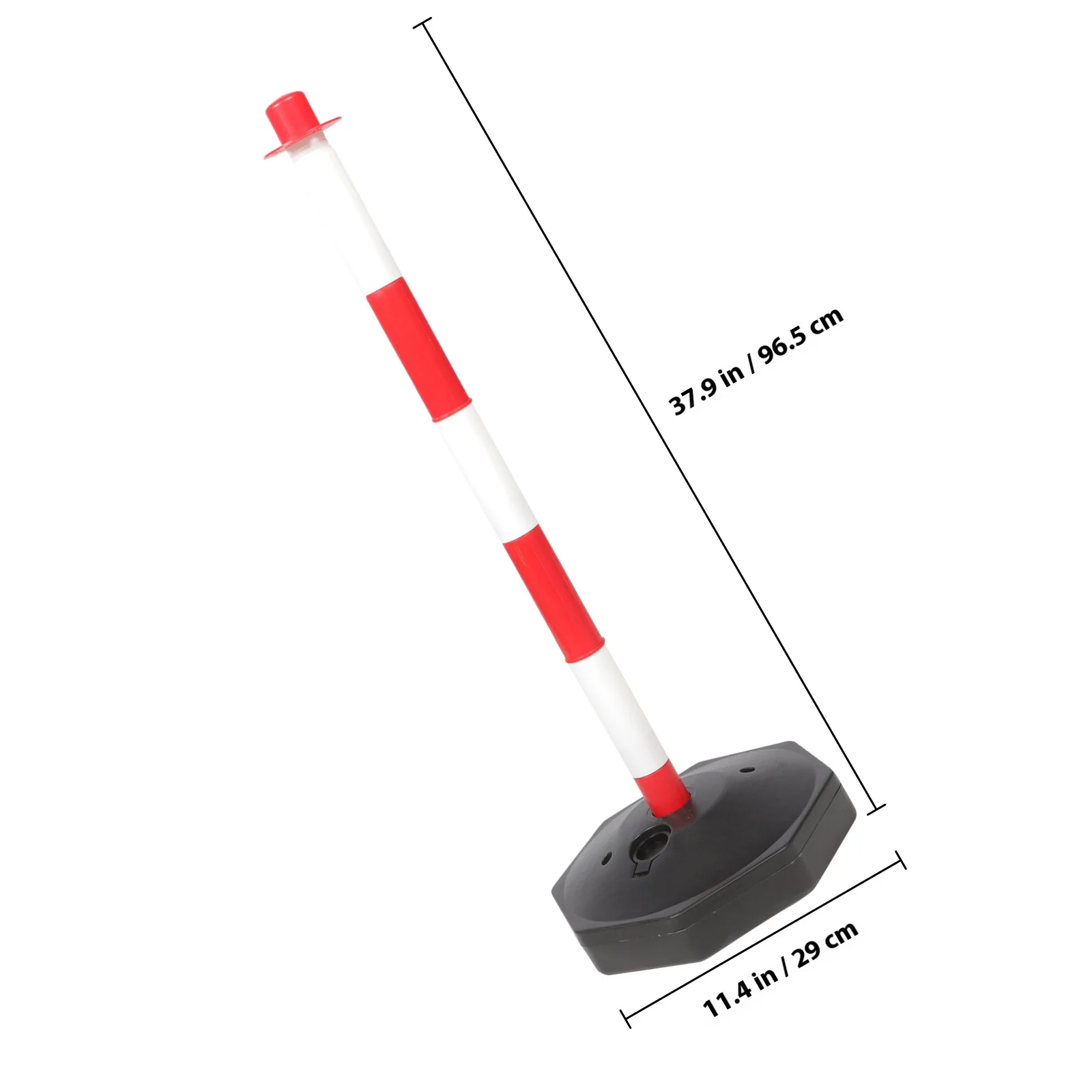 1 комплект, пластиковая предупреждающая колонна - Фотография_2