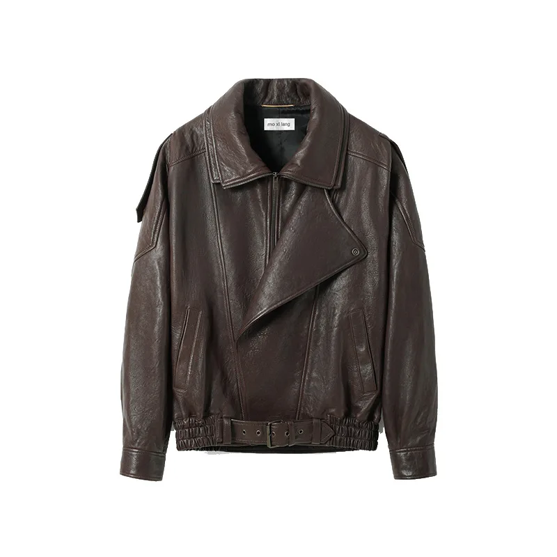 Осенне-зимняя кожаная куртка 2025 года - Фотография_5