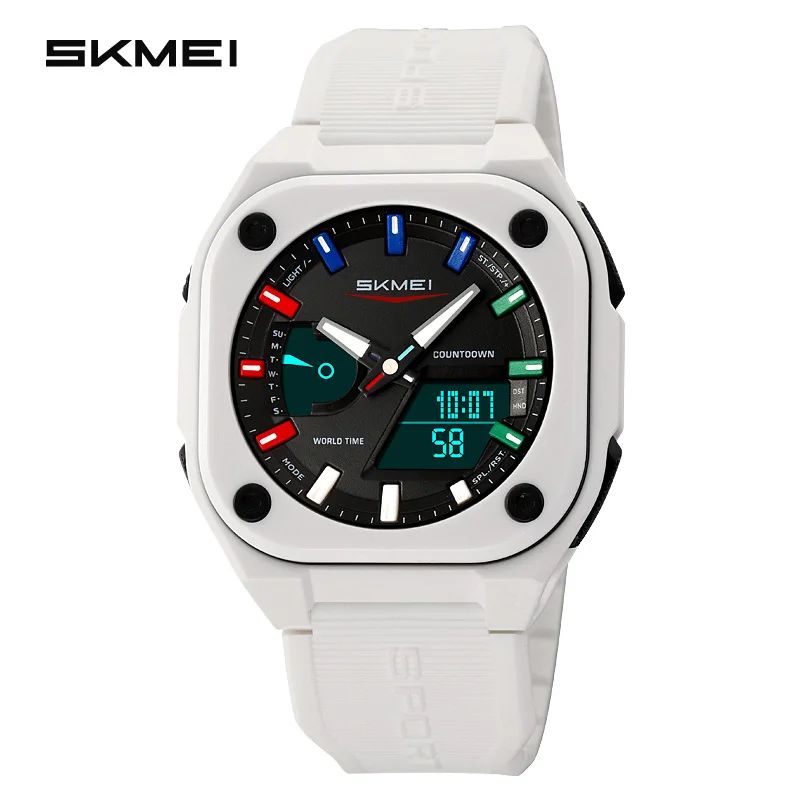 Skmei 2328 электронные часы с двойным временем 5