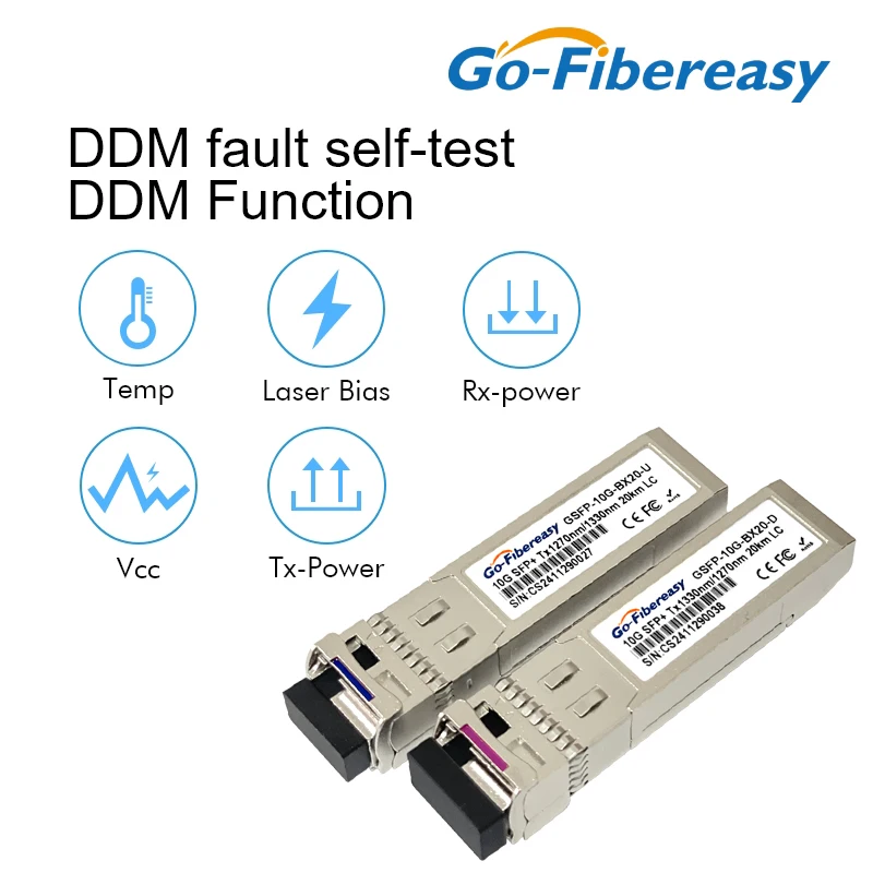 Sfp 10 гб bidi lc wdm модуль 10 - Фотография_5
