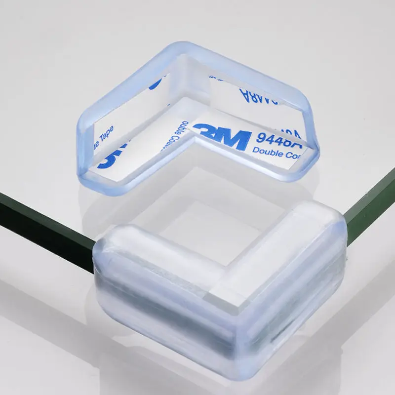 Прозрачная защита для угла стола для малышей - Фотография_2