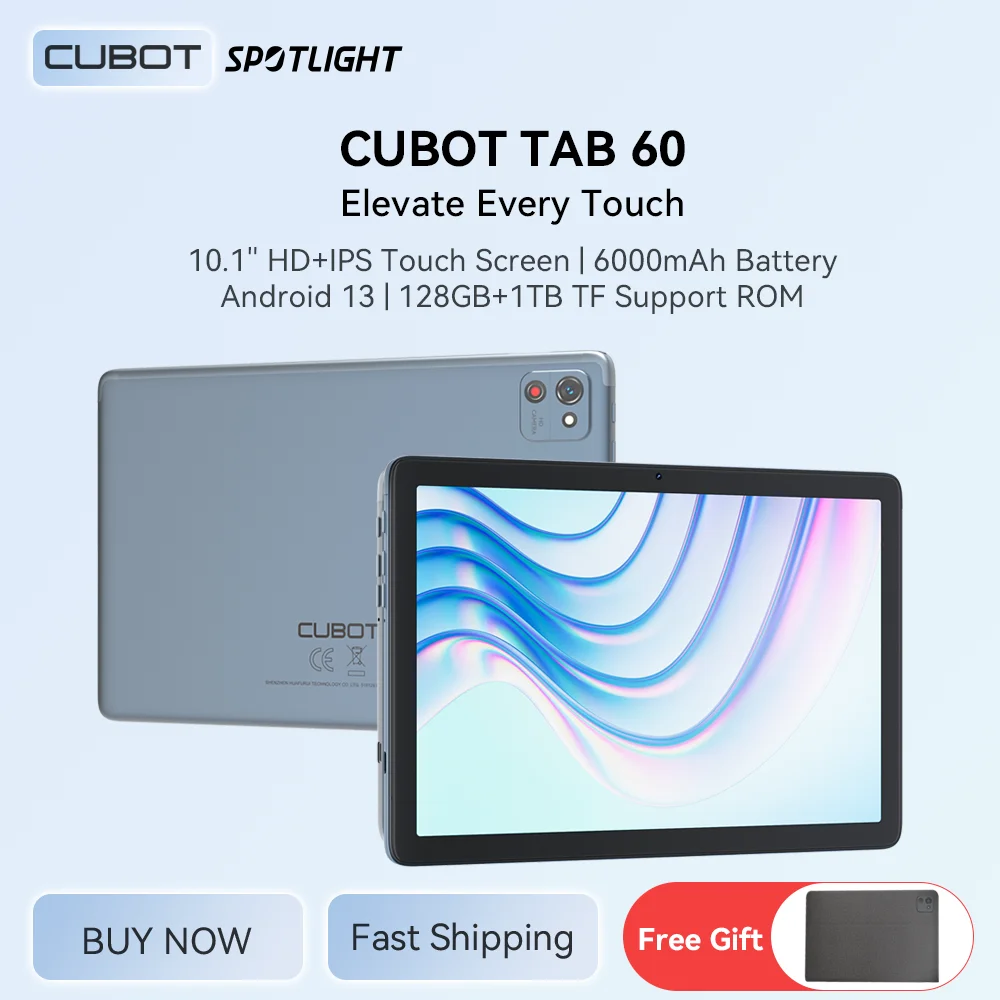 Cubot tab 60, новый планшет 10 дюймов на андроид