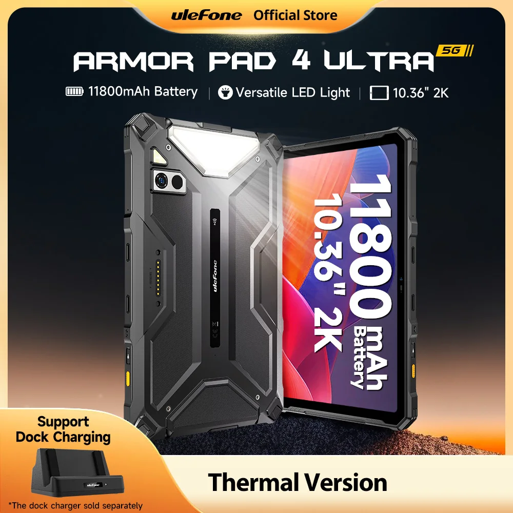 Ulefone armor pad 4 ultra (t )5g rugged tablet 11800 мач 10
